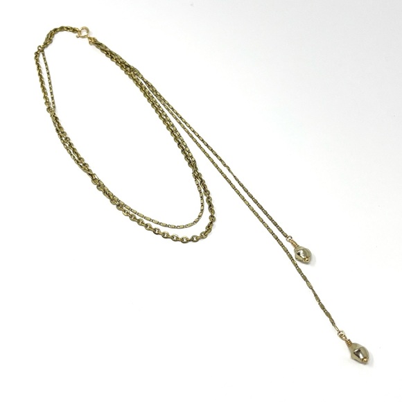 Free People Jewelry - New Free People Back Lariat Layered Necklace Bohemian